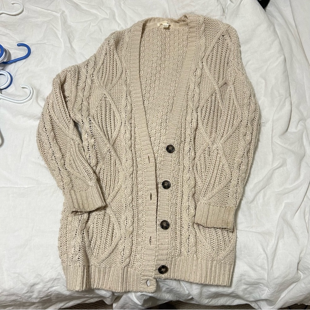 Light tan cardigan